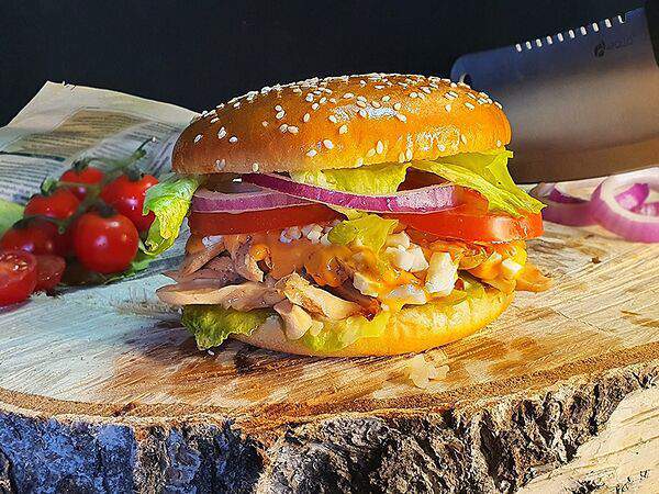 ПАПА BURGER - Бургер Нежный Крема с Грибочками