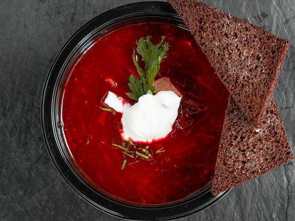 Крафт-кафе Вжарим - Борщ с говядиной