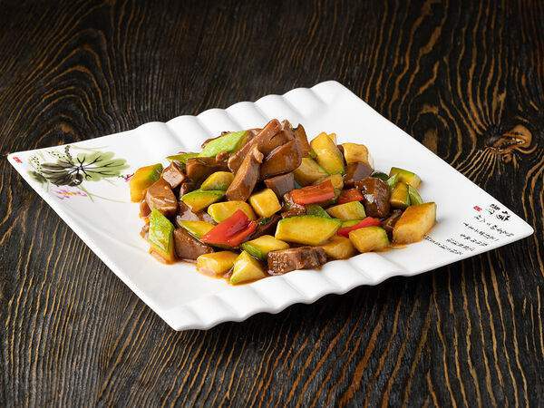 Кунгфу - Cвинoй язык с цукини