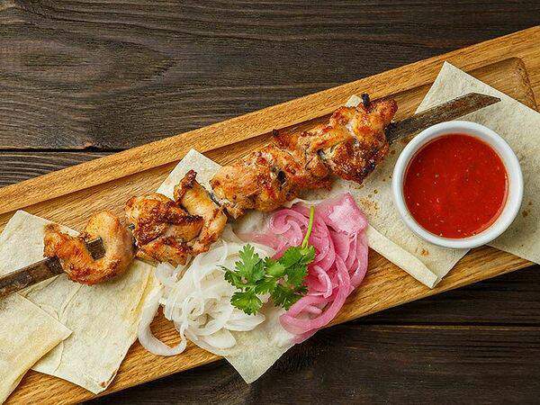 Чучвара, мангал и печи - Шашлык из цыпленка