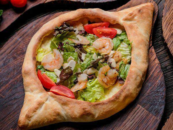 Джани Ресторани - Хачапури с креветками