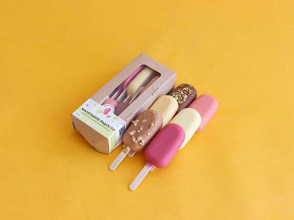 Натуральное мороженое Creme & Caramel - Набор мини-эскимо 6 шт