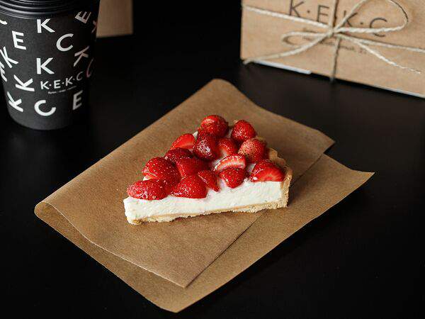 Кекс - Тарталетка с клубникой