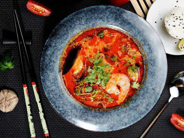 Foodmarket #FaceRoll - Суп Том Ям с креветками