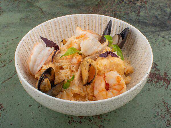 Гастроном - Итальянский рис с мидиями и креветками