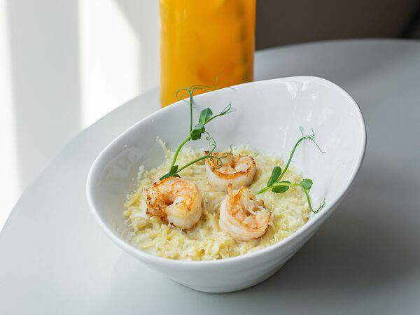 Zanoza Open Bar - Паста орзо с креветками