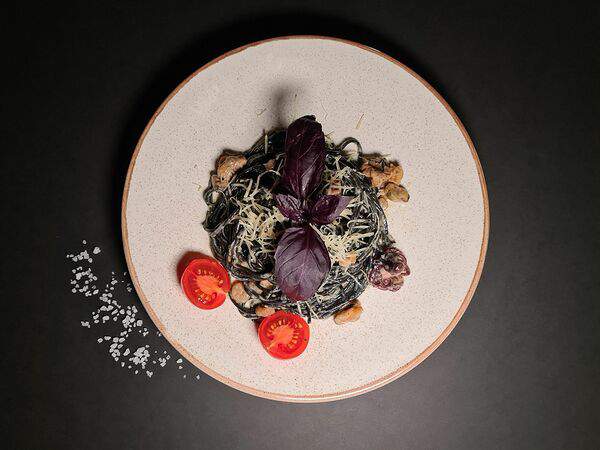 Мимино - Паста Неро с морепродуктами