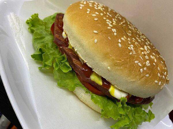 Go Vegan - Сейтан бургер