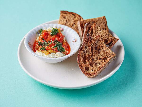 Фартук бистро - Печеный перец с рикоттой