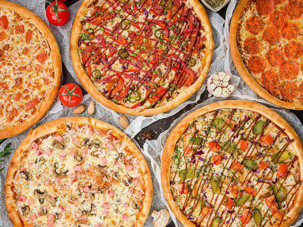 Рыба закусывала - Комбо 5 пицц