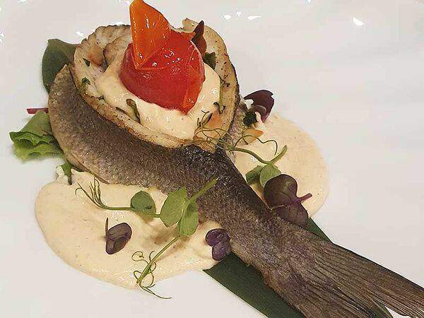 Ирис - Рулет из сибаса