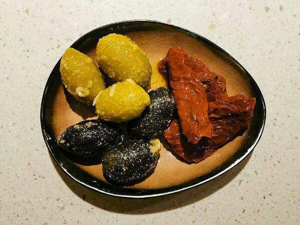 Ромэйн meat - Оливки, маслины, вяленые томаты