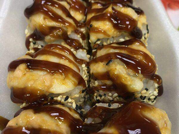 Кухнякафе - Ролл Запеченный с лососем