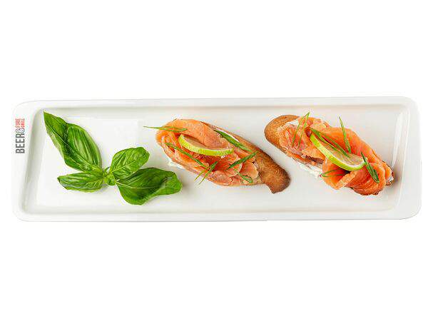 Beer & Fire Grill - Брускетта с сёмгой