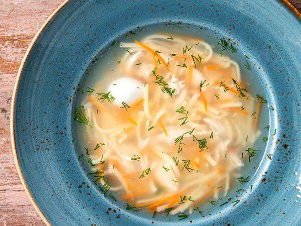 Ткемали - Куриный суп с домашней лапшой