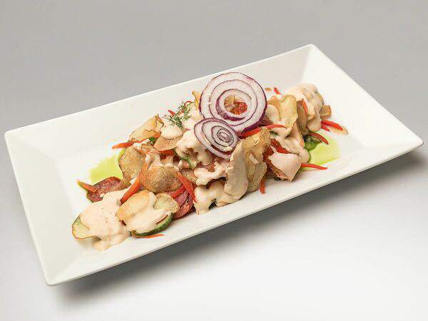 Mamma mia - Салат с салями и картофелем