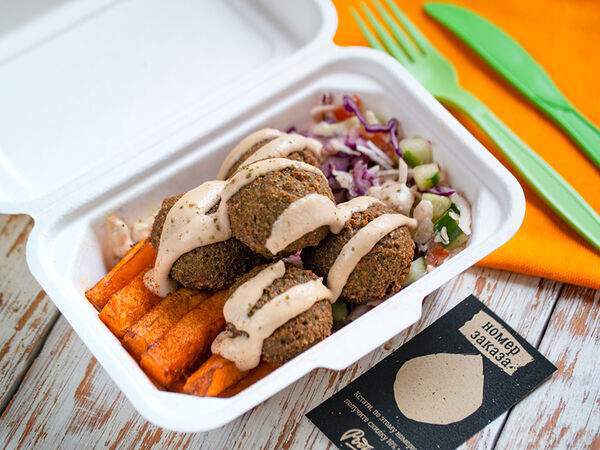 Noot - Классический фалафель с тыквенными палочками