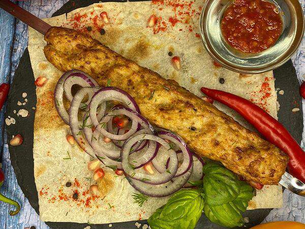 Аджика - Люля-кебаб из курочки с аджикой