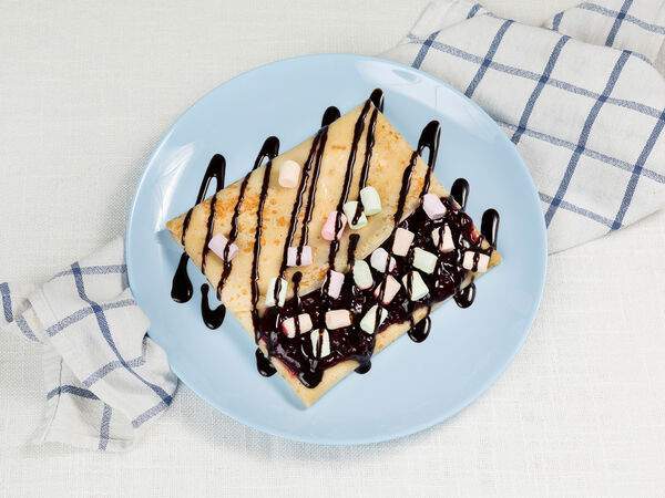 Блин да Мёд - Блин Вишня, зефир и шоколад