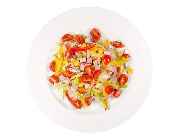 People's food - Салат Испанский с ветчиной и сладким перцем