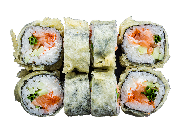 Халасё - Ролл теплый с лососем