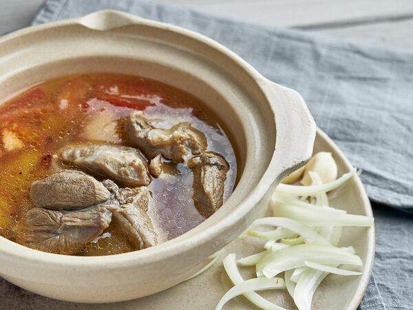 Толстый гусь - Баранина в бульоне