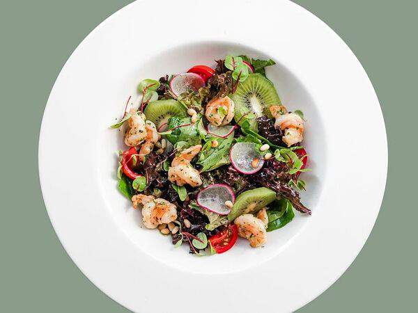 Pulcinella Pizzeria - Салат с креветками