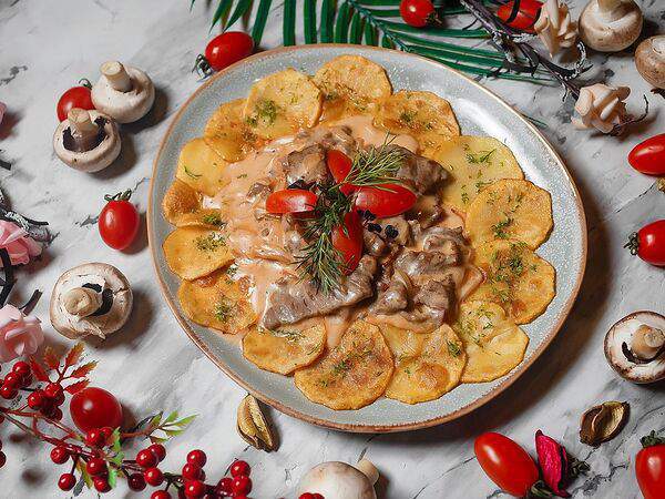 В Шатрах - Мясо по-бухарски