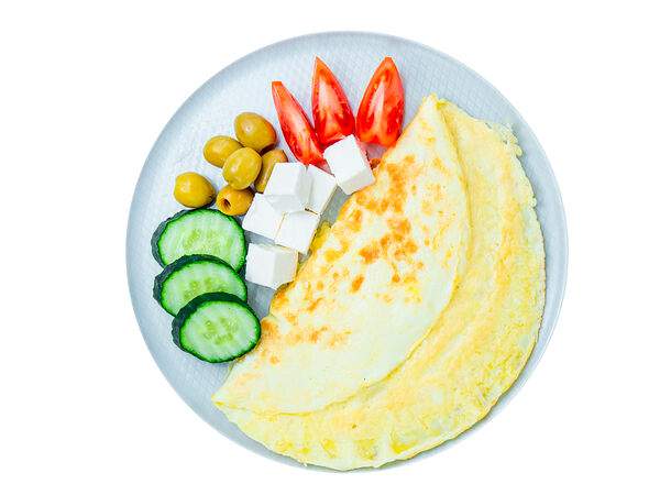 Мандарин - Турецкий завтрак с овощами и сыром фета