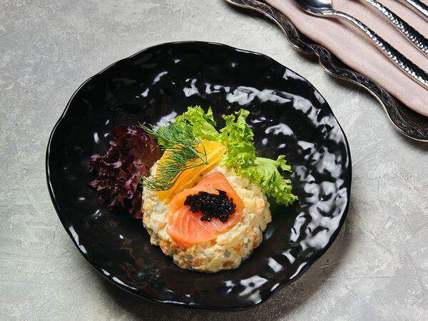 Веселидзе - Оливье с семгой