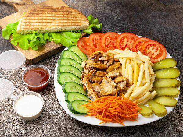 Шаурма тайм - Шаверма в тарелке