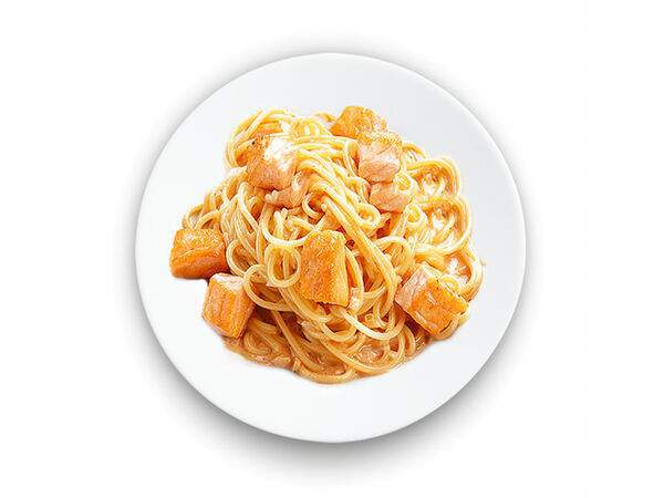 Hot Pizza - Спагетти с лососем