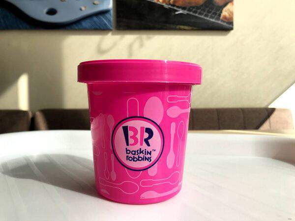 Баскин Роббинс, мороженое - Пинта ручная упаковка