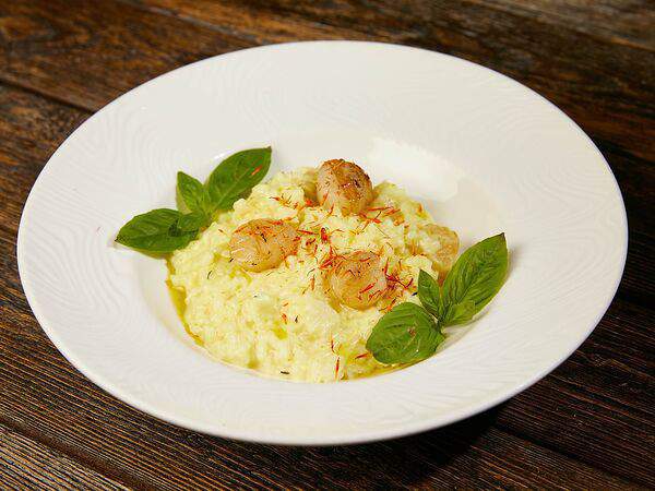 Ресторан фазенда - Ризотто с морским гребешком