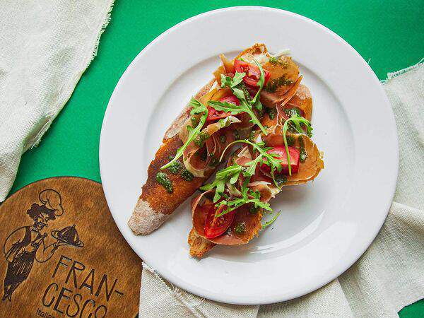 Франческо - Брускетта с прошутто