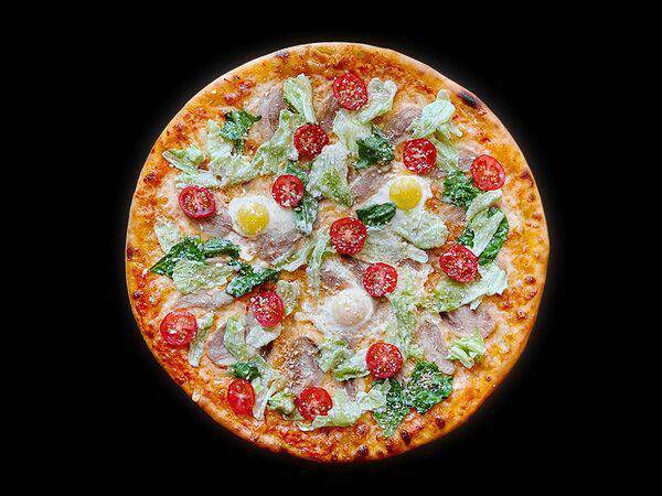 Крафт-кафе Вжарим - Пицца Цезарь с курицей