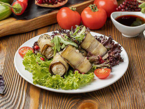 Белуга - Рулетики из баклажана