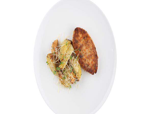 Петрушка - Котлета из горбуши и гарнир