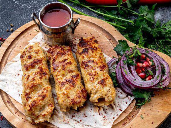 My megobari - Люля-кебаб из курицы