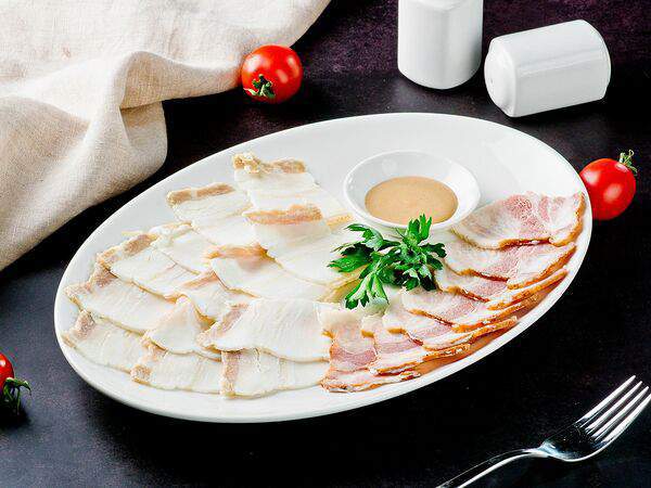 Грильяж - Сало солёное копчёное