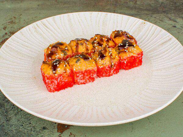 Гастроном - Кинг-ролл с курочкой и икрой масаго