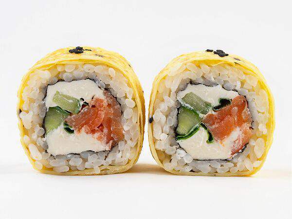 Правильные роллы - Ролл в омлете