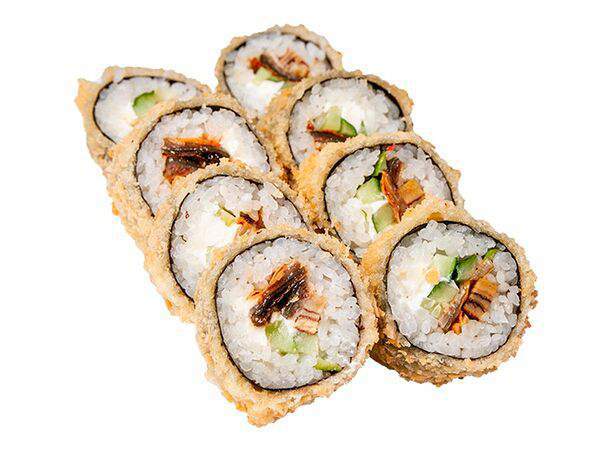 Зелёный ролл - Унаги темпура