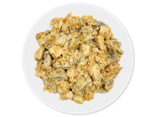 #СТОЛОВАЯ - Цыплёнок с грибами в сливочном соусе