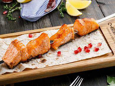 Казан Мангал Kazan Mangal - Шашлык из лосося