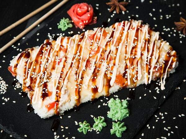 Аквасуши - Суши пицца с угрем