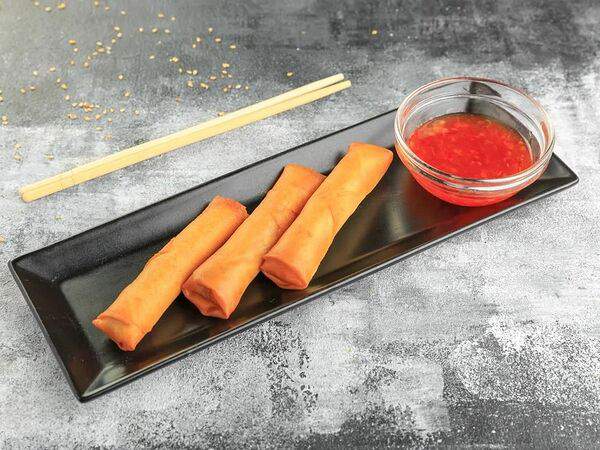 Ем Том Ям - Спринг ролл с курицей карри