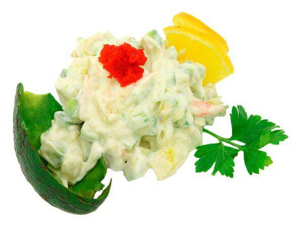 AzianA - Салат с креветками и авокадо