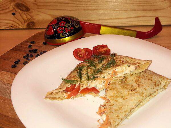 Блинная Печки-Лавочки - Блин А-ля шаурма