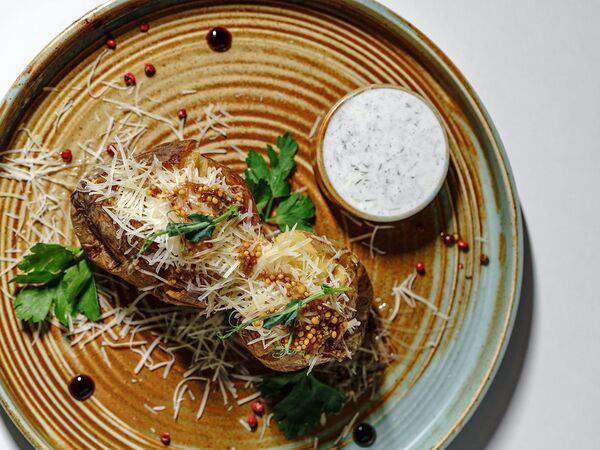 Ghetto - Картофель, запеченный с пармезаном